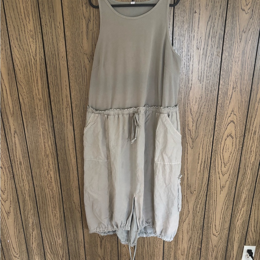 Daily Practice by Anthropologie sage green midi dress - Picture 2 of 5